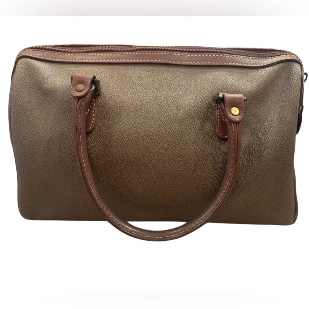 Esprit Tan and Brown Canvas Bag
